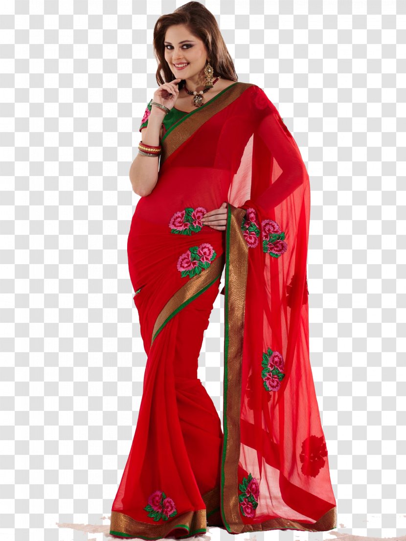 Ludhiana Chandni Chowk Mohan Saree Centre Wedding Sari - Maroon - Bollywood Transparent PNG