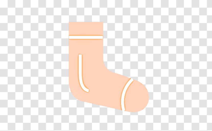 Beige Sock Transparent PNG