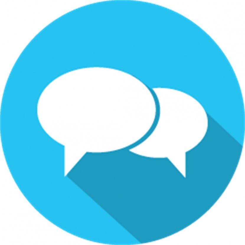 Conversation Online Chat - Aqua - Share Transparent PNG