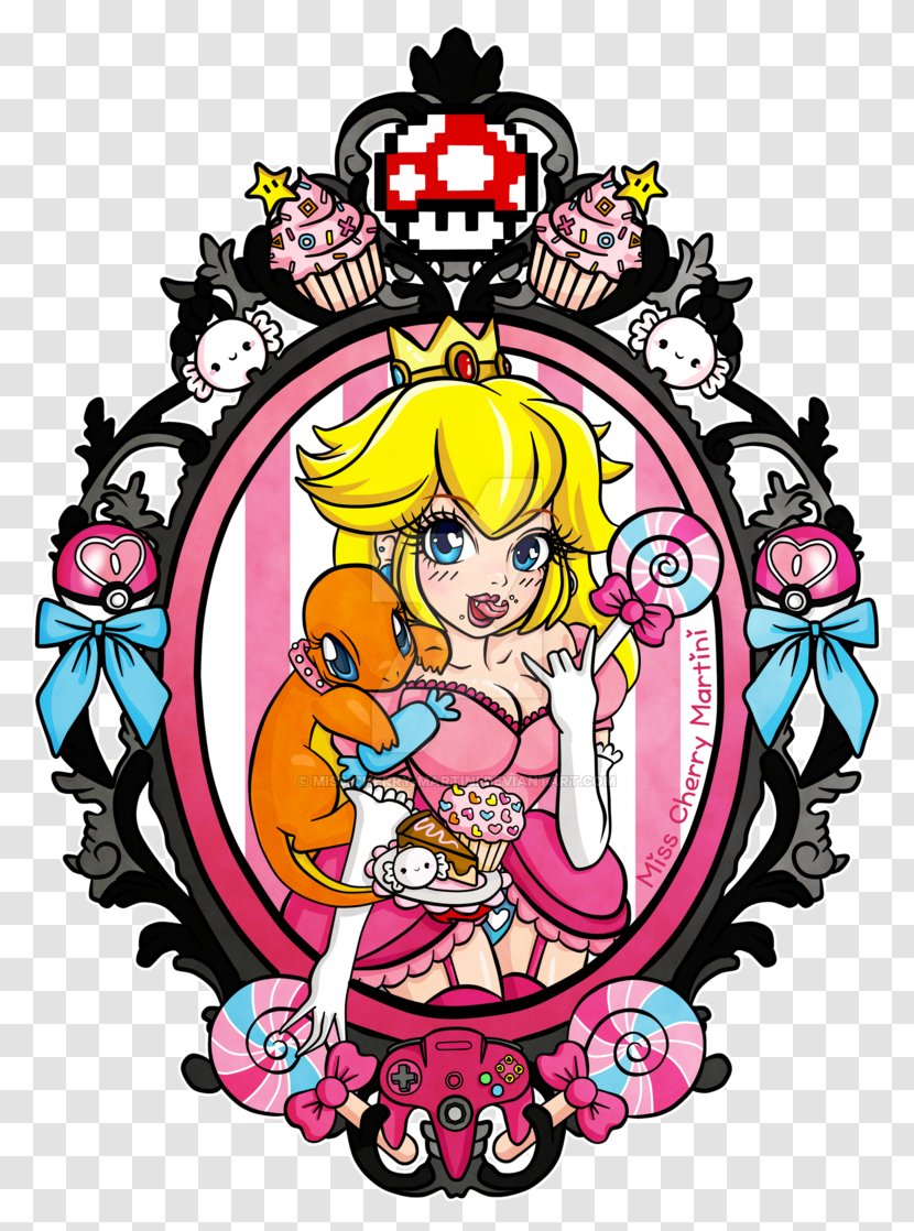 Martini Princess Peach Gin Mimosa Clip Art Transparent PNG