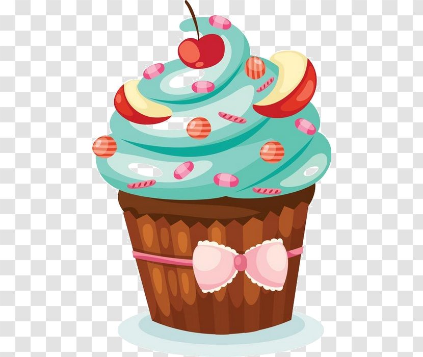 Cupcake Birthday Cake Muffin Transparent PNG
