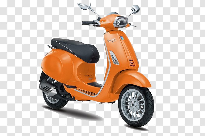 Scooter Piaggio Vespa Sprint Motorcycle - Vehicle Transparent PNG