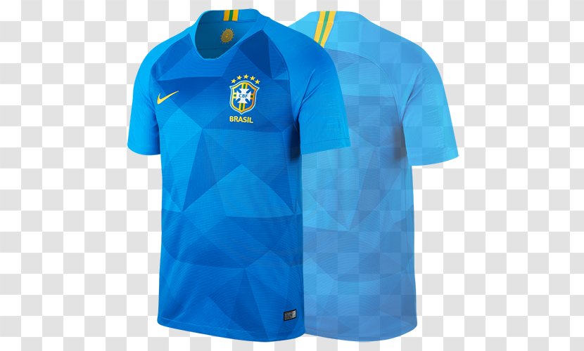 2018 World Cup 2014 FIFA Brazil National Football Team Jersey - Azure Transparent PNG