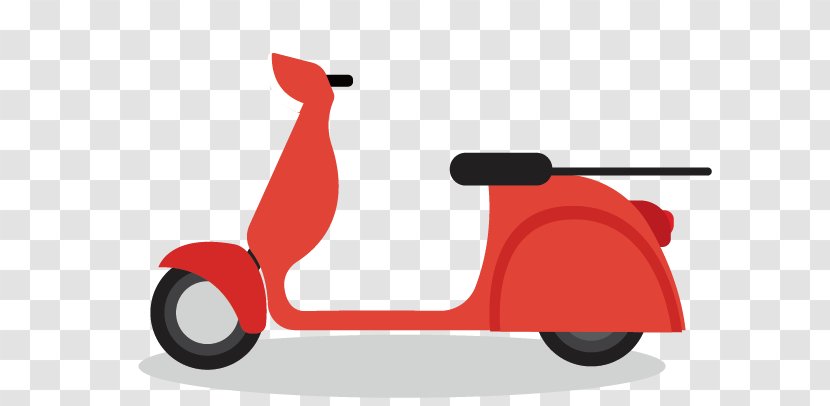Courier Delivery Online Shopping Cartoon - Motor Vehicle - Motorcycle Transparent PNG