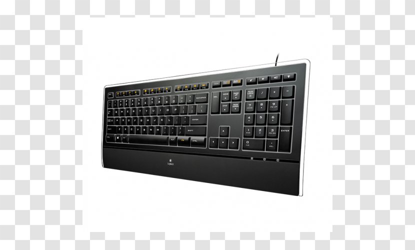 Computer Keyboard Laptop Logitech Illuminated K740 Mouse Transparent PNG