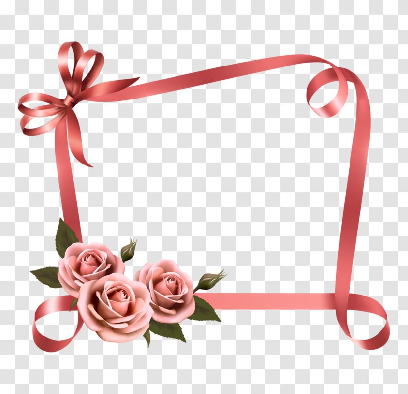 Vector Graphics Pink Ribbon Rose Gift - Greeting Note Cards Transparent PNG