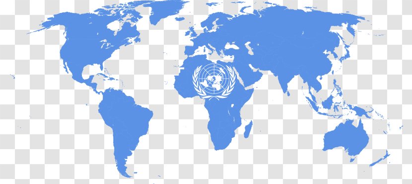 World Map Globe - Royaltyfree - Flags United Nations Transparent PNG