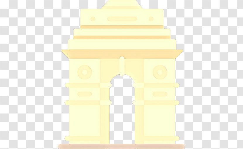 Yellow Arch Architecture Clip Art Tower - Furniture Transparent PNG