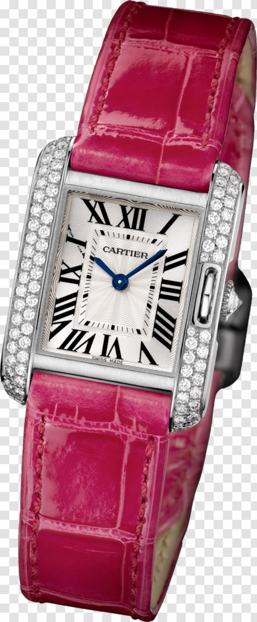 Watch Strap Cartier Tank Anglaise - Quartz Clock Transparent PNG
