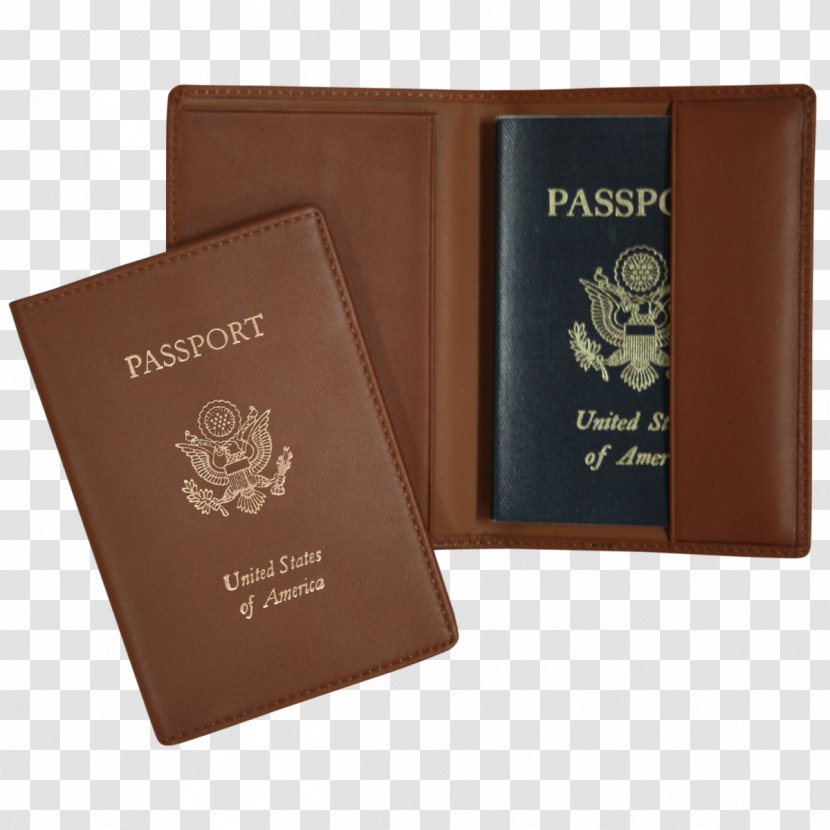 Leather Passport Wallet Travel Document Case - Sales Transparent PNG
