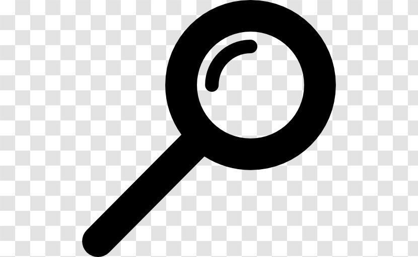 Magnifying Glass - Black And White - Mango Vector Transparent PNG