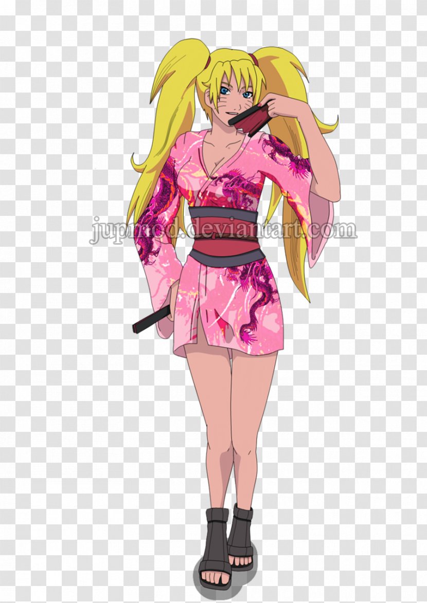 Sasuke Uchiha Naruto Uzumaki Sakura Haruno Itachi DeviantArt - Silhouette - Pink Kimono Transparent PNG