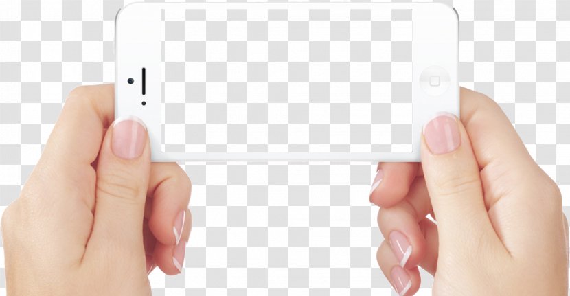 Telephone Smartphone - Hand - Iphone In Hands Transparent Image Transparent PNG