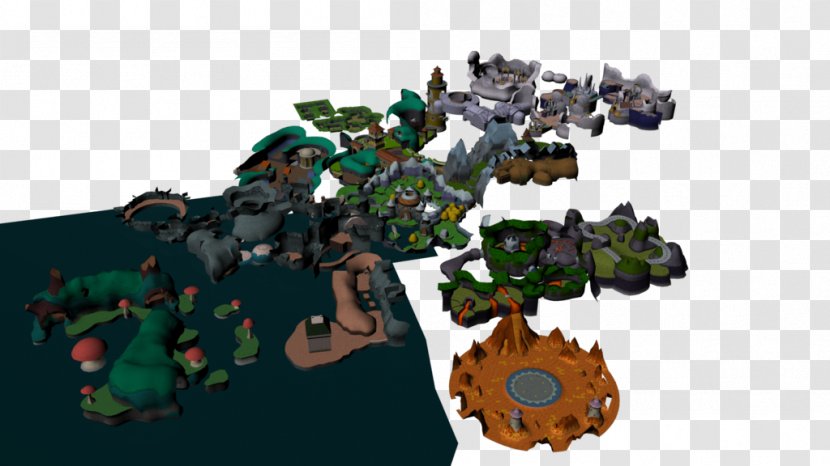 Spyro: Year Of The Dragon Spyro 2: Ripto's Rage! Season Flame MediEvil PlayStation - World - Three-dimensional Map Transparent PNG