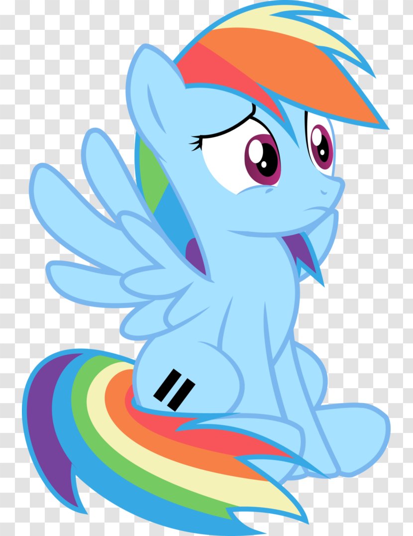 Rainbow Dash Pony - Artwork Transparent PNG