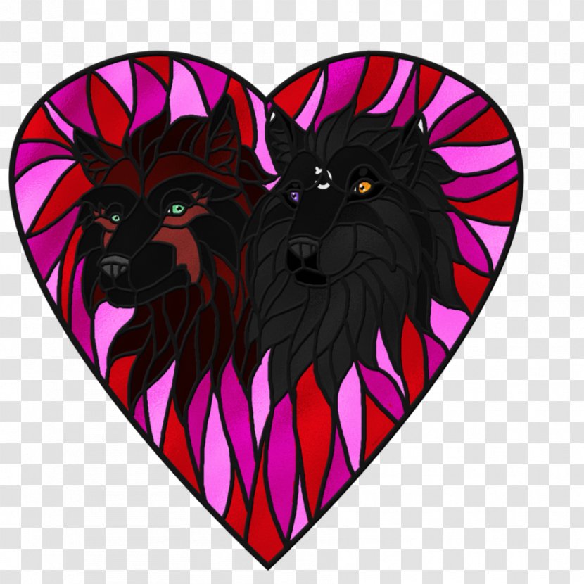 Canidae Dog Character Mammal - Heart Transparent PNG