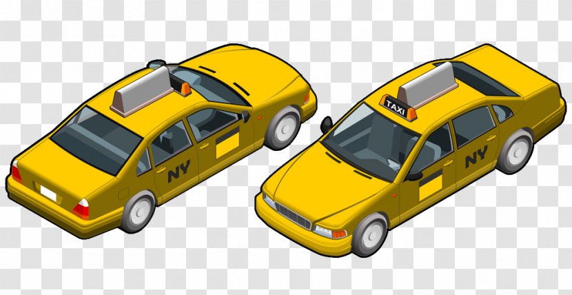 Taxi Car Didi Chuxing Automotive Design - Computer Network - Lovely Yellow Overlooking View Transparent PNG