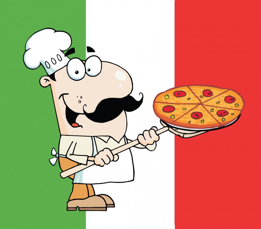Italian Cuisine Pizza Chef Royalty-free Clip Art - Flower - Banner Cliparts Transparent PNG