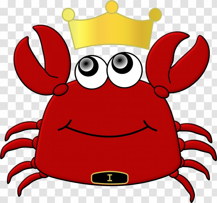 Crab Cake Red King Clip Art - Headgear Transparent PNG