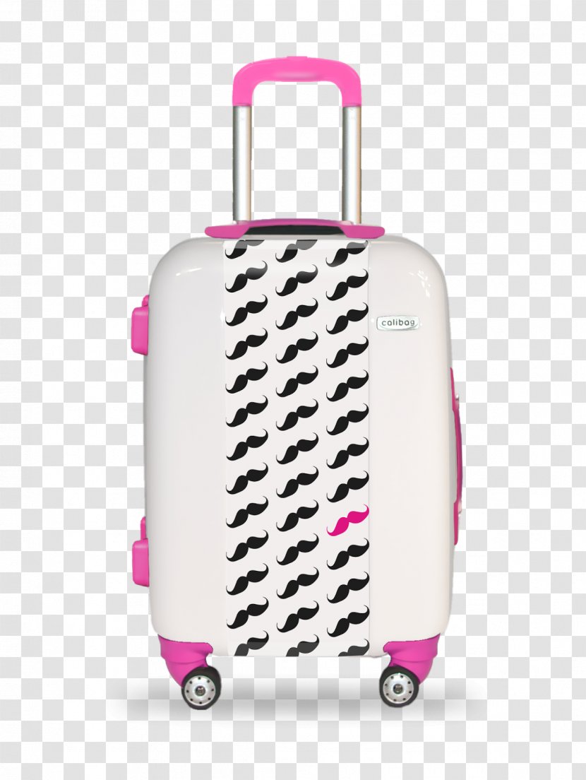 Hand Luggage Social Media Pink M - Suitcase Transparent PNG