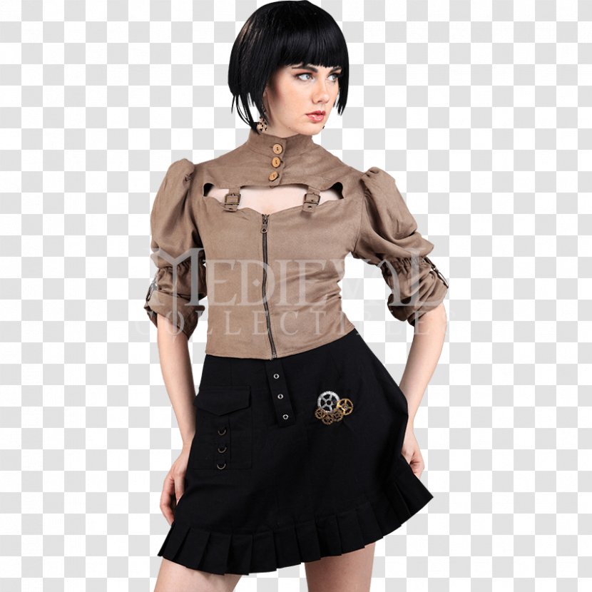 Blouse Steampunk Shirt Sleeve Clothing - Victorian Fashion - Moire Transparent PNG