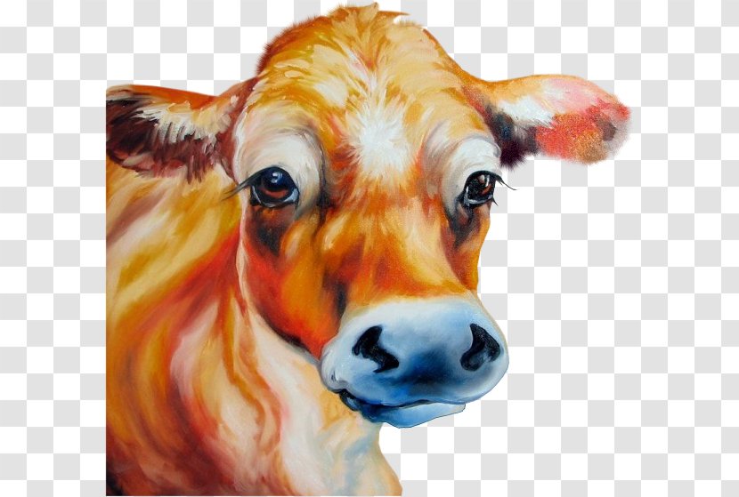 Cattle Painting Visual Arts Painter - Livestock - A Bull Transparent PNG