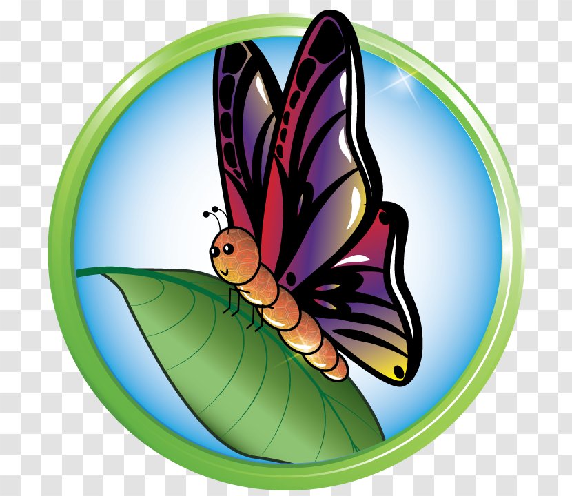 Munzee Easy As Pi Monarch Butterfly Badge Clip Art - Pictures Of Badges Transparent PNG