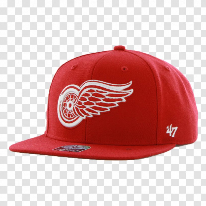 Detroit Red Wings National Hockey League Baseball Cap Fullcap - Headgear Transparent PNG