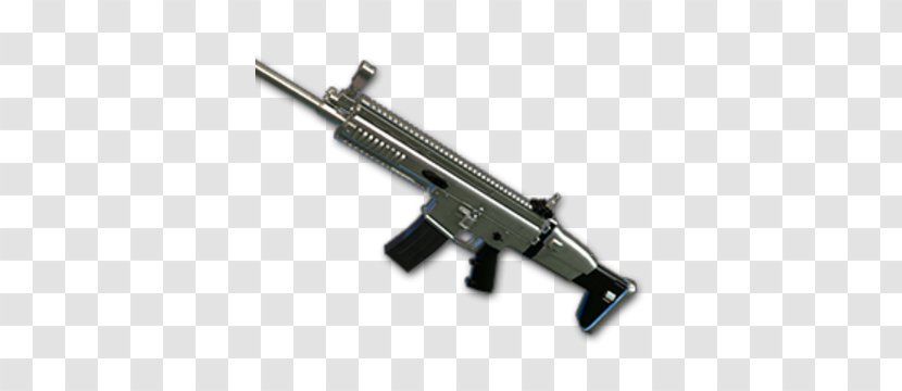 PlayerUnknown's Battlegrounds FN SCAR Karabiner 98k Heckler & Koch HK416 Firearm - Cartoon - Silhouette Transparent PNG