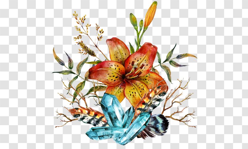 Tiger Lily Watercolor Painting - Flowering Plant Transparent PNG