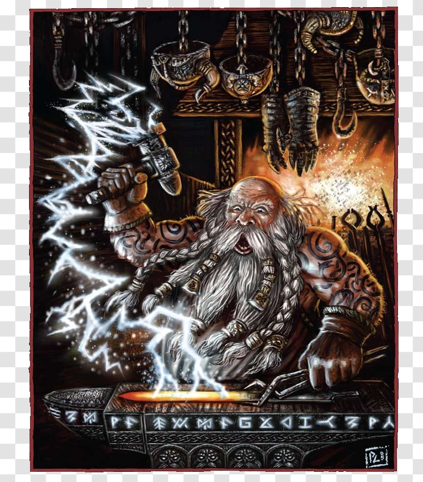 Dwarf Art Blacksmith Sif Image - Magic Transparent PNG