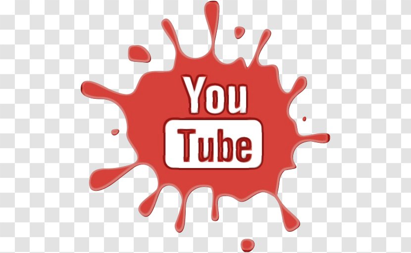 Youtube Logo - Paint - Gesture Label Transparent PNG