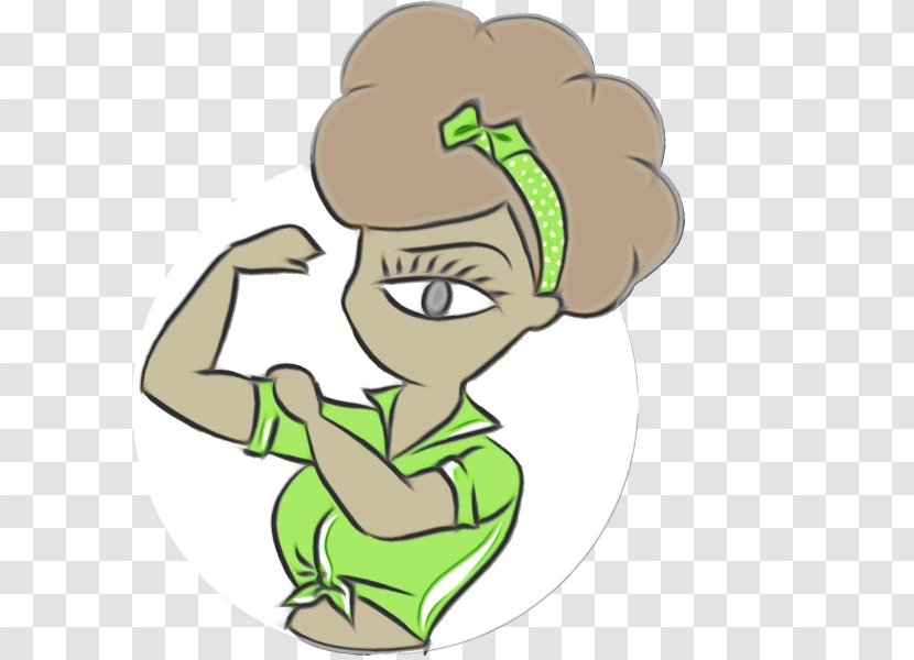 Cartoon Green Arm Animation Clip Art - Muscle Finger Transparent PNG