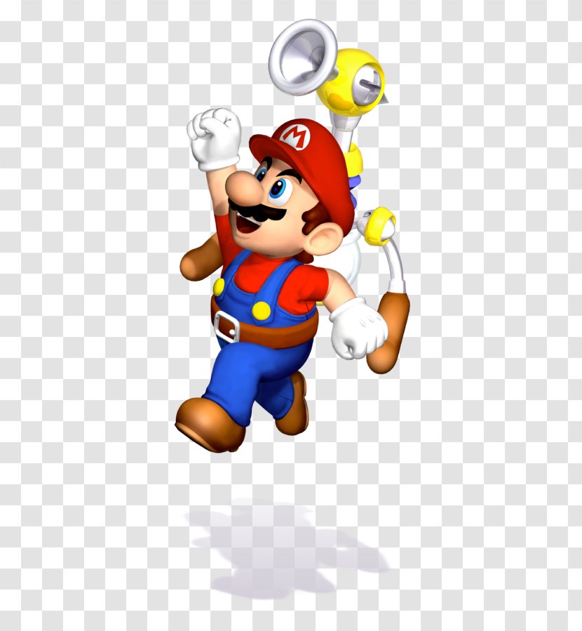 Super Mario Sunshine 3D Land Luigi GameCube - Cartoon Transparent PNG