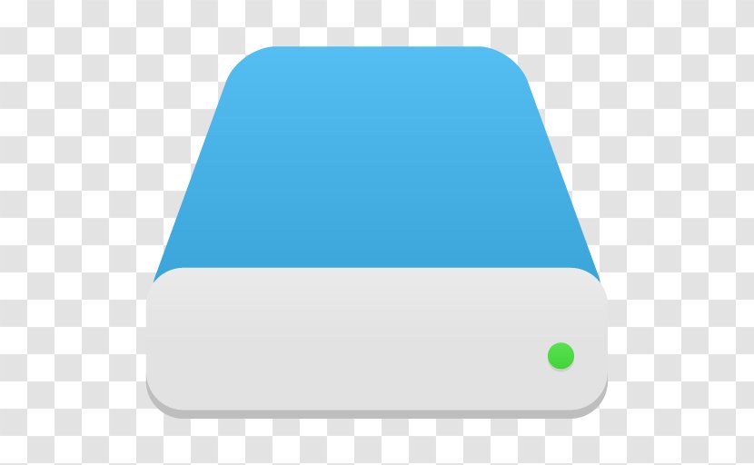 Blue Angle Aqua - Computer Data Storage - Drive Transparent PNG