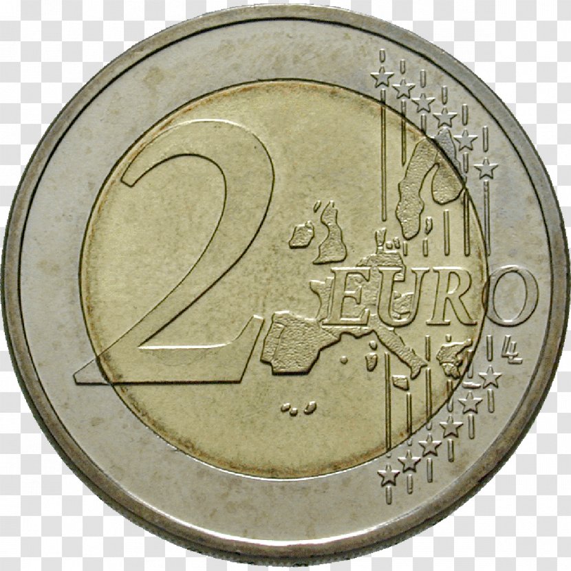 2 Euro Coin Commemorative Coins Nickel Transparent PNG
