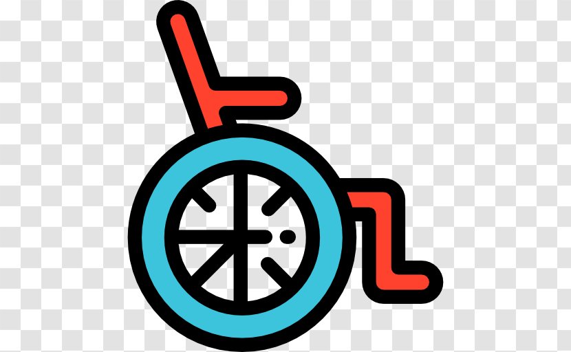 Wheelchair Icon - Cartoon Transparent PNG