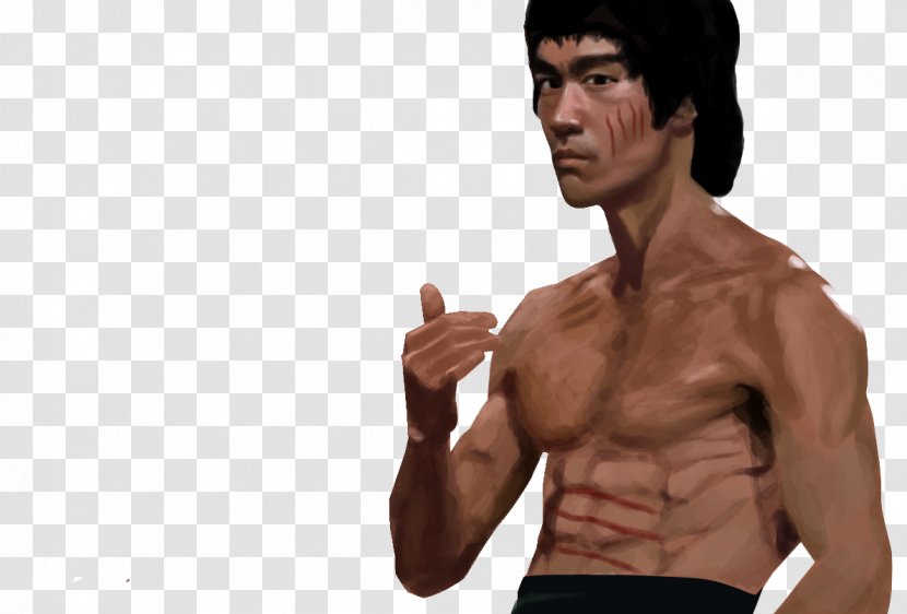 Bruce Lee Enter The Dragon Clip Art - Watercolor Transparent PNG