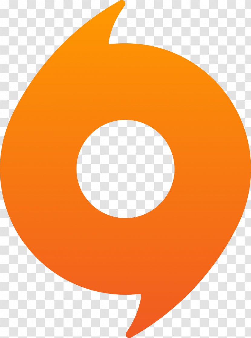 Origin Logo Video Game - Orange - Origan Transparent PNG