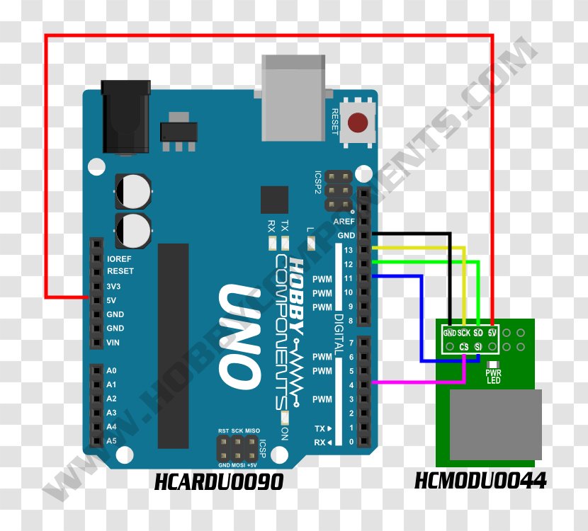Arduino Potentiometer Wiring Stepper Motor Wire - Breadboard Transparent PNG