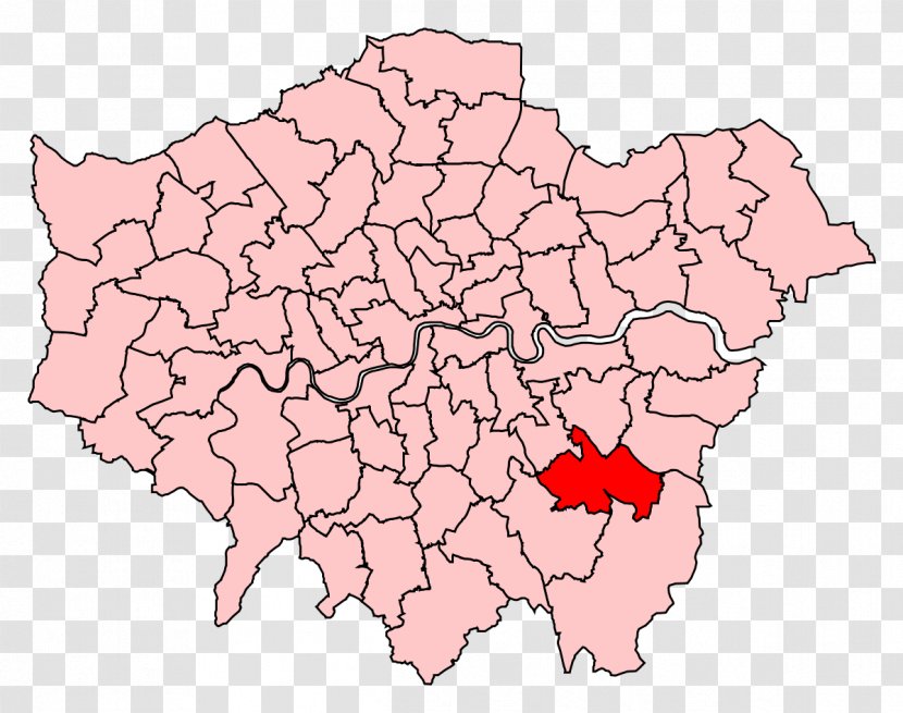 Bromley And Chislehurst Cities Of London Westminster Hayes - Parliament The United Kingdom - Map Transparent PNG