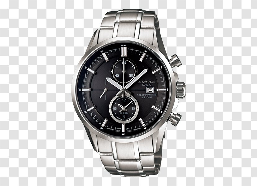 Casio Edifice Solar-powered Watch Chronograph - Analog Transparent PNG