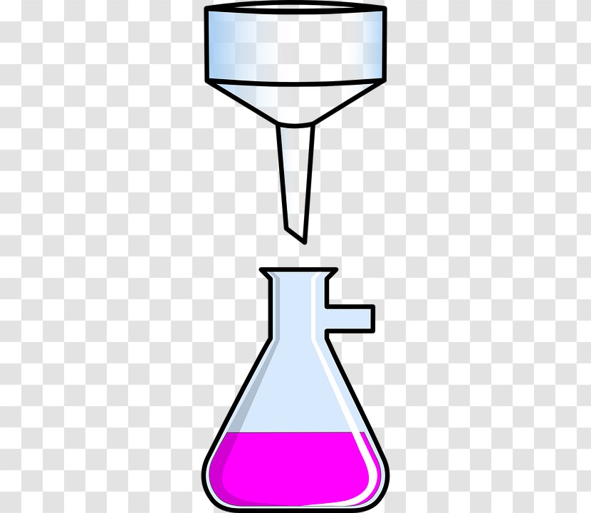 Clip Art Laboratory Funnels Filter Funnel Image - Filtration - Chemical Composition Glass Transparent PNG