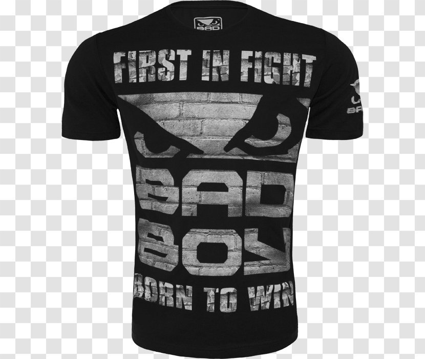 T-shirt Футболка Bad Boy Script T Shirt By MMA Fightwear Clothing - Top - Mma Transparent PNG