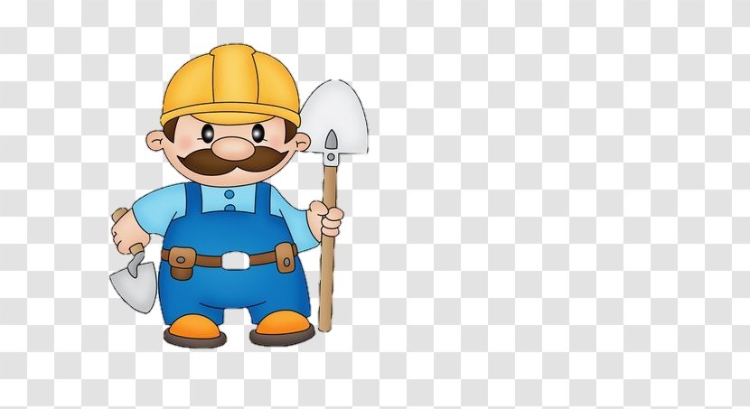 Construction Worker Architectural Engineering Laborer Cartoon Clip Art - Animation Transparent PNG