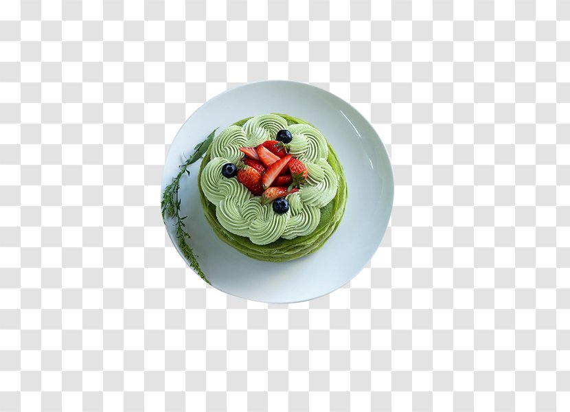 Ice Cream Matcha Strawberry Cake - Aedmaasikas Transparent PNG