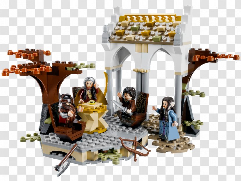 Lego The Lord Of Rings Elrond Arwen Frodo Baggins Gimli - Western Dish Transparent PNG