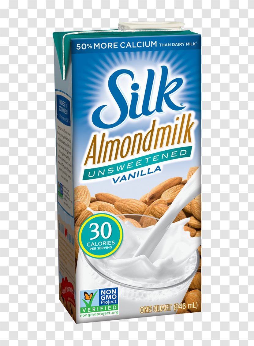 Almond Milk Substitute Silk - Nondairy Creamer Transparent PNG