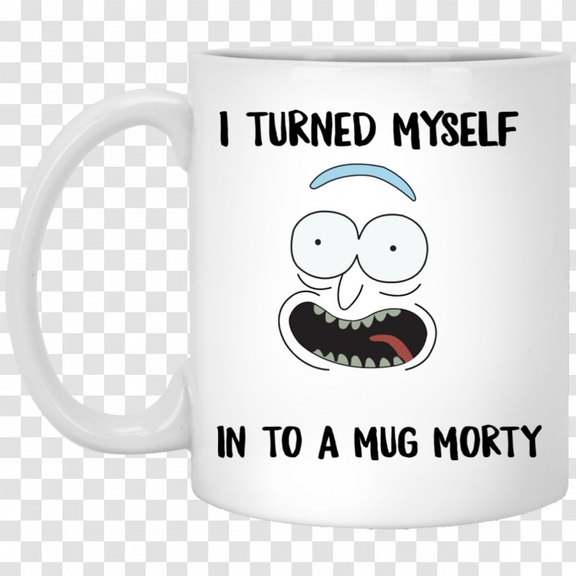 Mug Morty Smith Coffee Cup - Text Transparent PNG