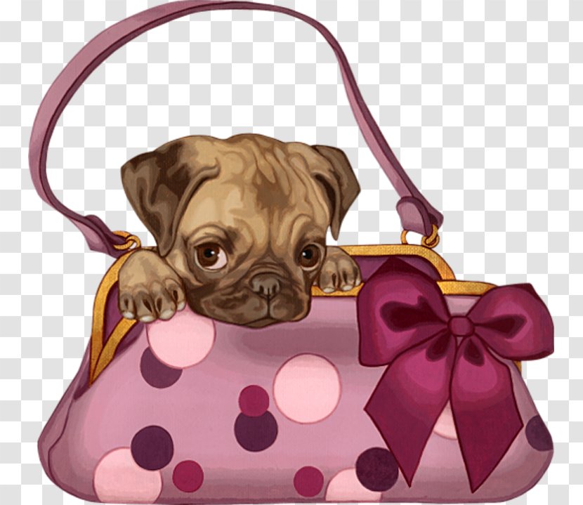 Bulldog Background - Spaniel - Toy Dog Shoulder Bag Transparent PNG